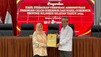 KPU Serahkan Hasil Vermin Perbaikan ke LO Bapaslon Gubernur dan Wakil Gubernur Sulsel