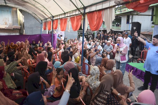 Kampanye Perdana di Parangloe, Rezki Lutfi Disambut Yel-yel “Oke Gas, Seto-Rezki Kita Gas”