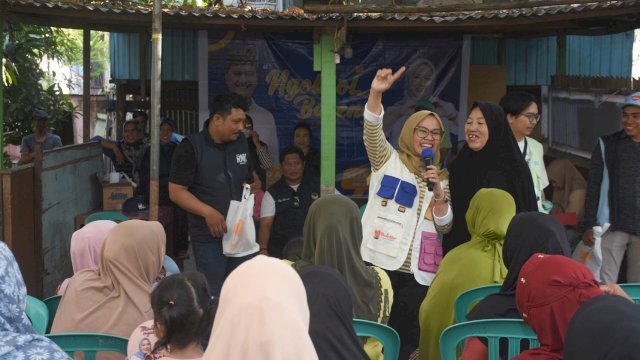 Rezki Mulfiati Lutfi Ngobrol Bareng Warga Kecamatan Tamalanrea