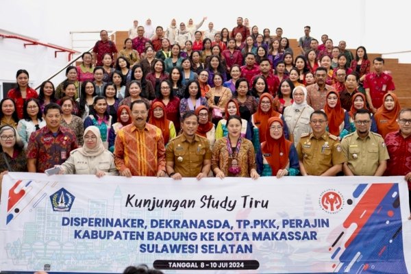 Disperindag Makassar Terima Kunjungan Studi Tiru Pemda Badung