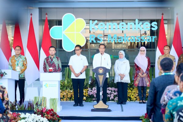 Presiden Jokowi Resmikan RS Kemenkes Makassar, Danny Pomanto: Pusat Layanan Kesehatan OJK