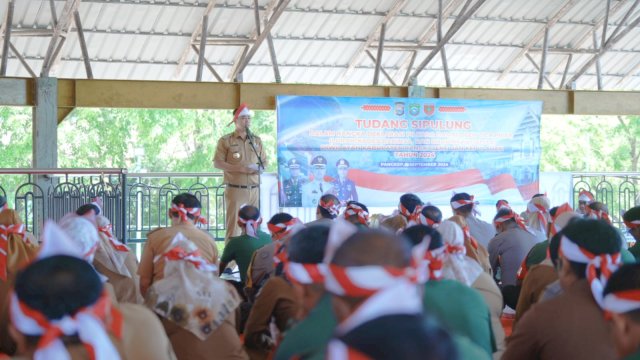 Bupati Pangkep Yusran Hadiri Tudang Sipulung Pilkada Damai.