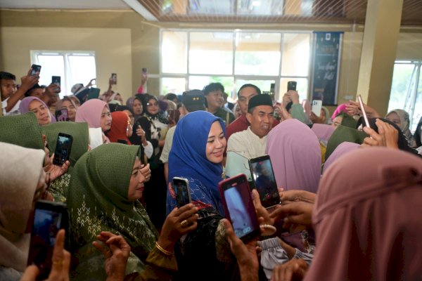 Disambut Selawat, Fatmawati Ajak Perempuan Takalar Bersatu di Pilgub Sulsel