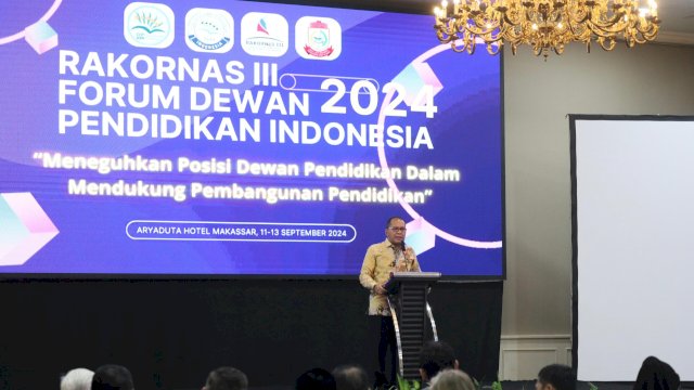 Danny Pomanto Sebut Dewan Pendidikan Punya Peran Penting Ciptakan Generasi Indonesia yang Unggul.