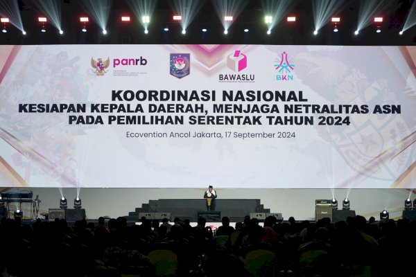 Firman Pagarra Ikuti Rakornas Kepala Daerah Jaga Netralitas ASN Menuju Pemilihan Serentak 2024