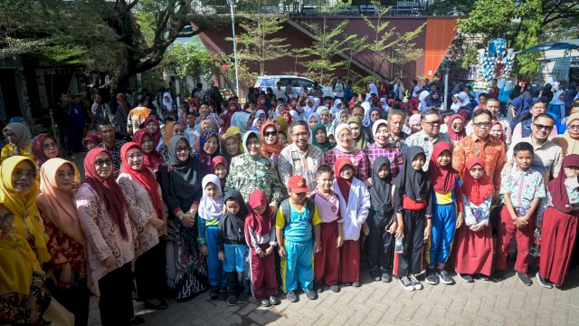 Indira Yusuf Ismail Ajak Anak-Anak Biasakan Cuci Tangan untuk Hidup Sehat.