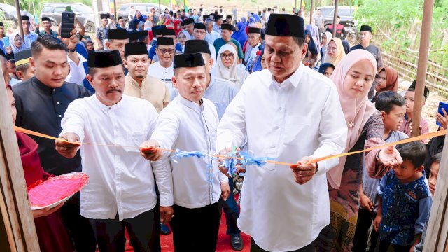 Bupati Suardi Saleh Resmikan Masjid Baburrahman.