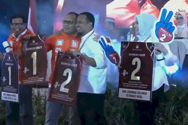 Lanjutkan! Andi Sudirman-Fatmawati Dapat Nomor Urut 2