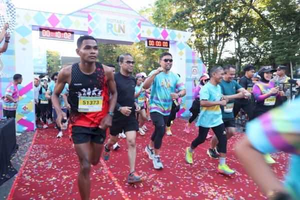 Pjs Wali Kota Arwin Azis Jadi Runner di Event Notary Run dan Kemenkes Fun Walk