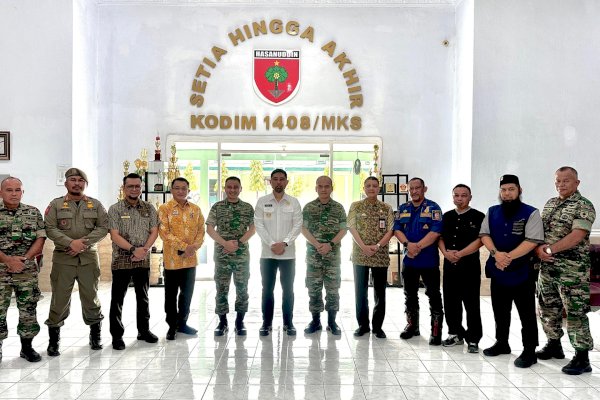 Pjs Wali Kota-Dandim 1408 Kolaborasi Antisipasi Kekeringan di Kota Makassar