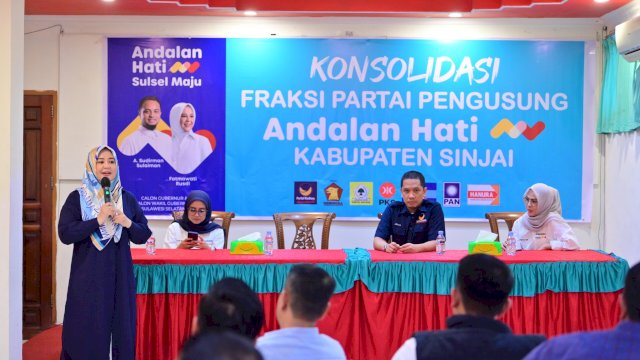 22 Legislator DPRD Sinjai Perkuat Mesin Pemenangan Andalan Hati di Pilgub Sulsel