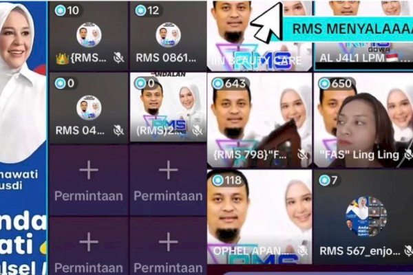 Rusdi Masse Kampanye Lewat Live Streaming, Pengguna TikTok Kompak Pasang Foto Andalan – Hati