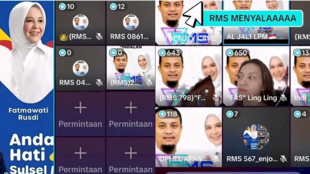 Rusdi Masse Kampanye Lewat Live Streaming, Pengguna TikTok Kompak Pasang Foto Andalan - Hati