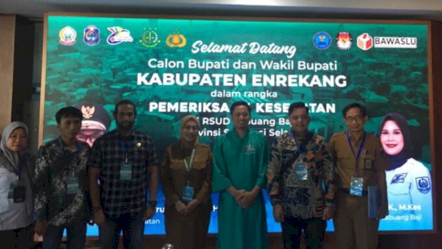 Yusuf Ritangga saat Hadiri Tes Kesehatan di RSUD Labuan Baji