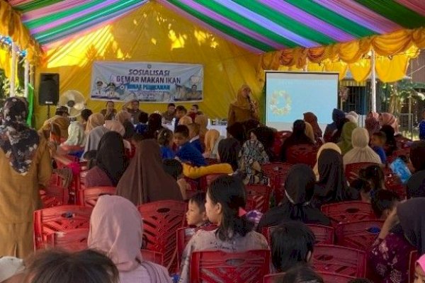 Upaya Cegah Stunting, Pemkab Pangkep Sosialisasi Gemar Makan Ikan