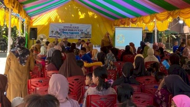 Upaya Cegah Stunting, Pemkab Pangkep Sosialisasi Gemar Makan Ikan