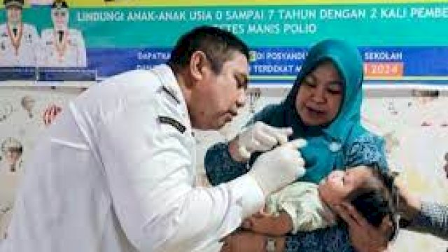 Hebat! Kabupaten Maros Tertinggi Cakupan PIN Polio Tahap Pertama di Sulawesi Selatan