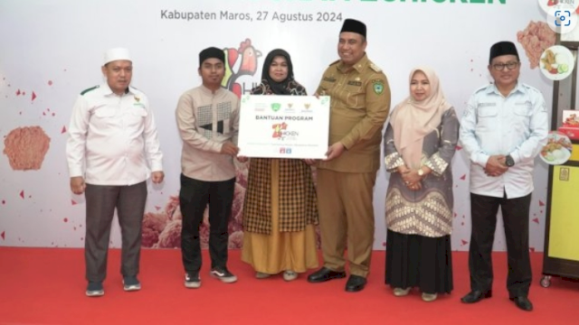 Baznas Maros Launching Program ZChicken, Chaidir Syam: Bisa Bantu UMKMSutrisno Sutrisno 