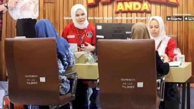 Lima Hari Buka Layanan di Makassar F8, Bapenda Catat Transaksi Pembayaran PBB Rp3 Miliar Lebih