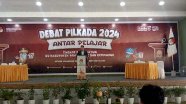 KPU Pangkep Gelar Lomba Debat Pilkada Antar Pelajar