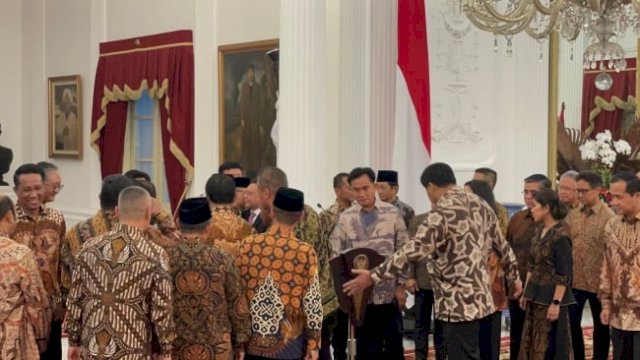 Menteri di Kabinet Merah Putih Dilantik Besok Pukul 10.00. WIB.(F-INT)