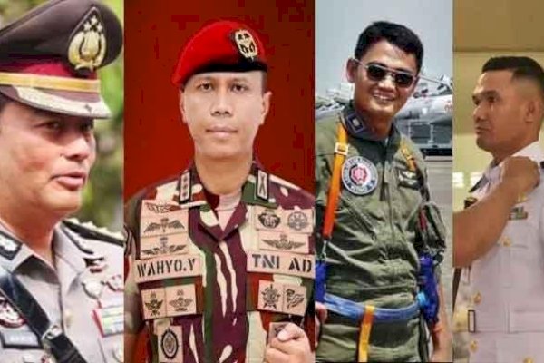 Inilah 4 Ajudan Presiden Prabowo dari TNI-Polri