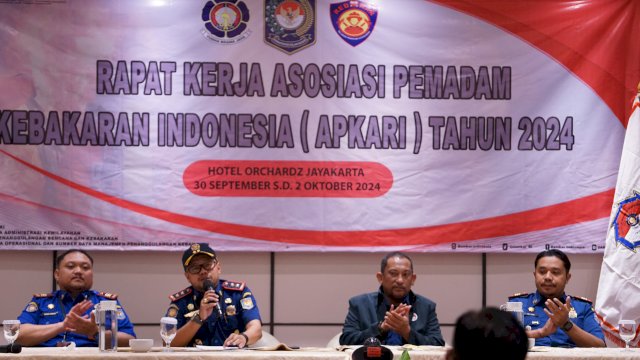 Selamat! Kepala Damkarmat Makassar Hasanuddin Terpilih Sebagai Ketua Umum DPP Asosiasi Pemadam Kebakaran Indonesia
