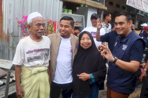 TSM-MO Blusukan di Lakessi, Warga Antusias Sambut Paslon Nomor Urut 3