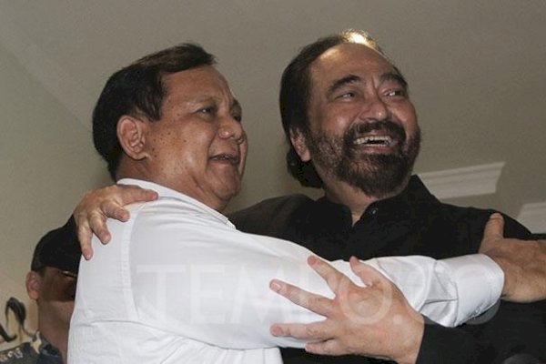 Tak Usul Nama Menteri, Prabowo Segera Temui Surya Paloh