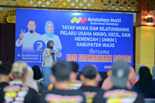 Dialog dengan Fatmawati, Pelaku UMKM Wajo Akui Dapat Perhatian Khusus