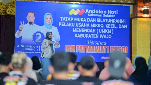 Dialog dengan Fatmawati, Pelaku UMKM Wajo Akui Dapat Perhatian Khusus