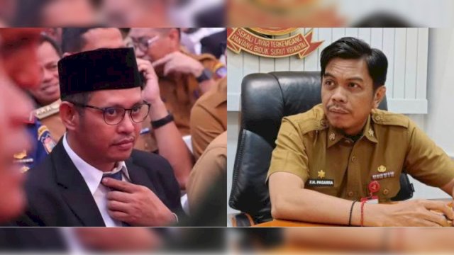 Ketua DPRD Makassar, Supratman Bersama Pj Sekda Makassar Firman Hamid Pagarra