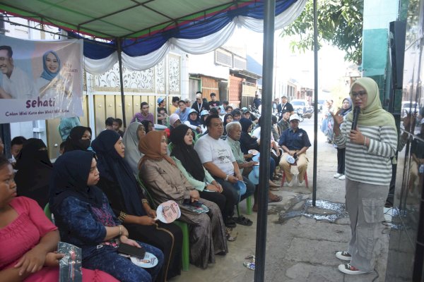 Kala Teriakan ‘Coblos Nomor 2’ Menggema saat Kampanye Dialogis Rezki Lutfi di Kecamatan Tallo