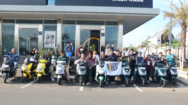 Komunitas Silent Rider Makassar.