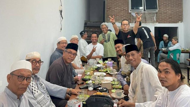 Andi Seto Asapa Ngopi Bareng Mantan Wali Kota Makassar Ilham Arief Sirajuddin