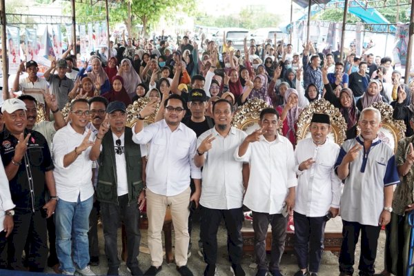 Ribuan Warga Hadiri Silaturahmi Andi Sudirman di Barru