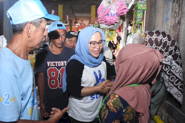 Blusukan di Pasar Maricaya, Rezki Dekatkan Program SEHATI ke Pedagang