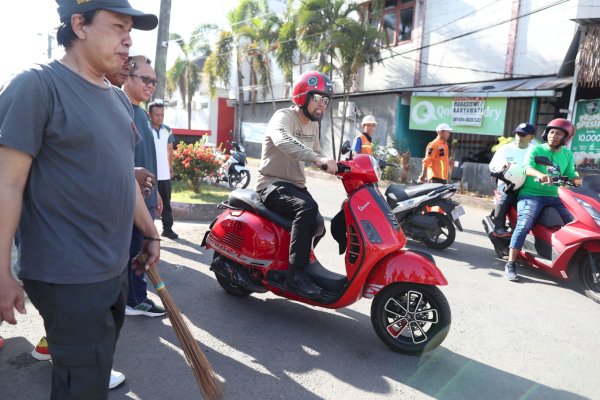 Sabtu Bersih, Pjs Wali Kota Pantau Tiga Kecamatan Mengendai Scooter Matic