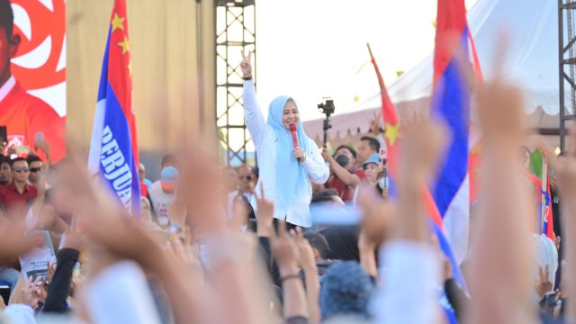 Ketum PSI Kaesang Pangarep Bersama Fatmawati Rusdi Kunjungi Kabupaten Sidrap.