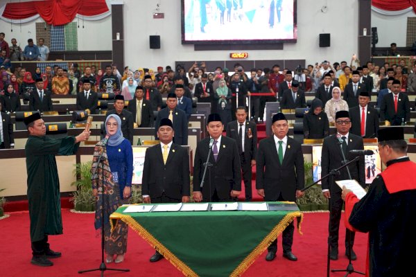 Selamat! Rachmatika Dewi “Cicu” Resmi Jabat Ketua DPRD Sulsel Periode 2024-2029