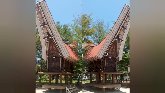 Rumah Alan Toraja Masih Berdiri Kokoh di Rujab Gubernur Sulsel.