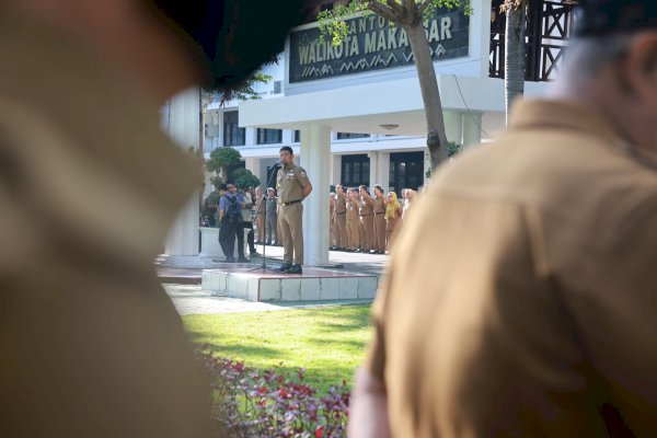 Pjs Wali Kota Makassar Arwin Azis Mengapresiasi OPD Pemkot-Masyarakat Kompak Bersih Lingkungan dan Berolahraga