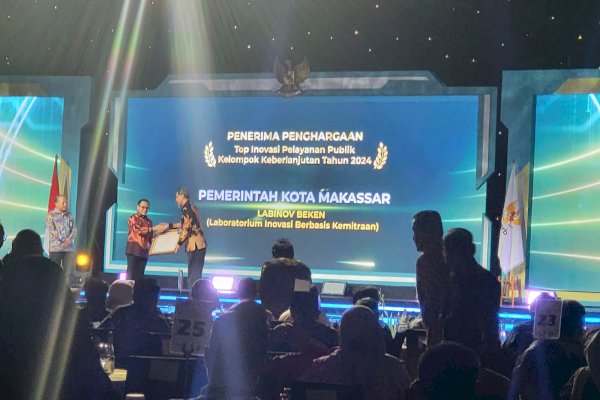 Gebyar Pelayanan Prima 2024, Pemkot Makassar Raih Penghargaan 5 Terbaik Inovasi Kelompok Berkelanjutan