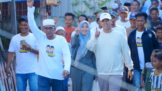 Calon Bupati Pangkep Nomor urut 1 Muhammad Yusran Lalogau.