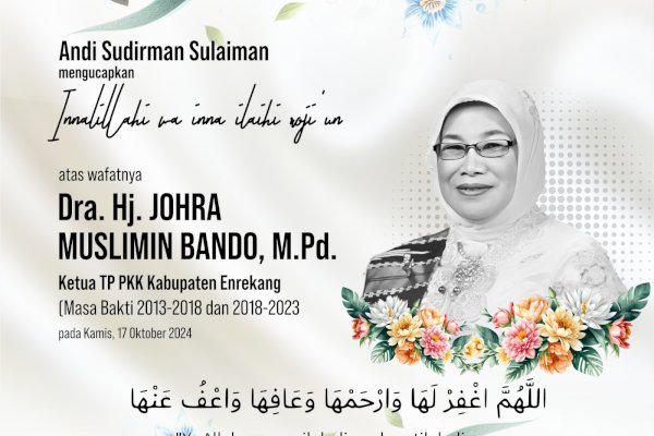 Andi Sudirman Sampaikan Belasungkawa Meninggalnya Istri Muslimin Bando