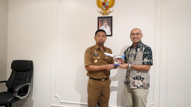 Pjs Wali Kota Makassar Terima Kunjungan GM Garuda Indonesia.