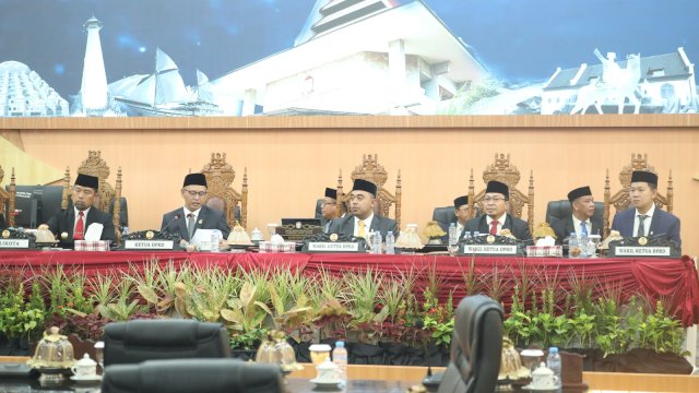 Legislator NasDem Supratman Resmi Jabat Ketua DPRD Makassar.