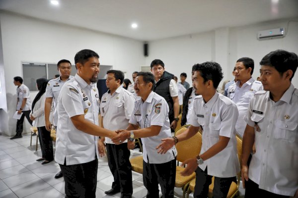 Pjs Wali Kota Arwin Azis Silaturahmi dengan Jajaran Kecamatan Tamalanrea, Tekankan Kelengkapan Infrastruktur Pilkada 2024