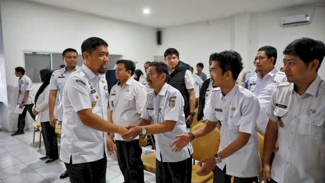 Pjs Wali Kota Arwin Azis Silaturahmi dengan Jajaran Kecamatan Tamalanrea, Tekankan Kelengkapan Infrastruktur Pilkada 2024.