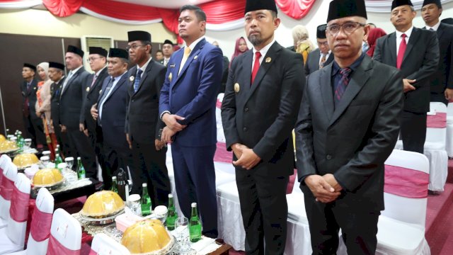 Pjs Wali Kota Makassar Hadiri rapat paripurna DPRD Sulsel.